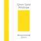 SAAS 11417 Pinstripe 12mm Solid - Yellow