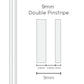 SAAS 9mm Pinstripe - Double White (10m) - 1502