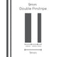 SAAS 9mm Pinstripe - Double Charcoal (10m) - 1508