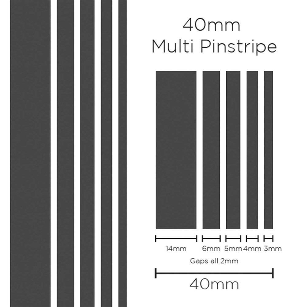 SAAS 1908 40mm Multi Stripe - Charcoal