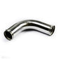 SAAS SAP7690P - 3 Inch (76mm) Diameter Polished Aluminium 90 Degree Right Angle Joiner Pipe