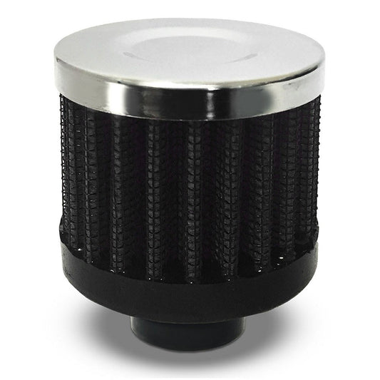 SAAS Mini Air Breather Filter with 12mm Urethane Base Neck - Black - SF8612