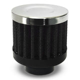 SAAS Mini Air Breather Filter with 20mm Urethane Base Neck - Black - SF8620