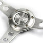 SAAS Steering Wheel Brushed Alloy Facia Plate - SFPC