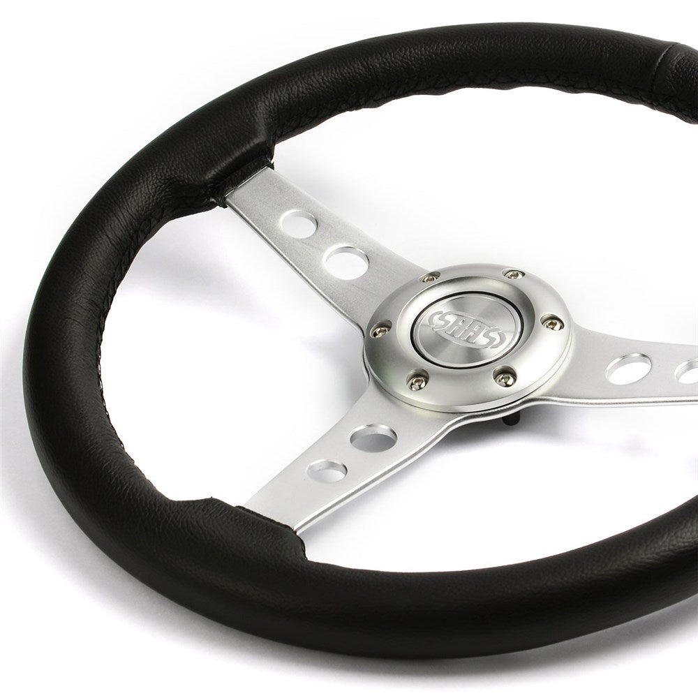 SAAS Steering Wheel Brushed Alloy Facia Plate - SFPC