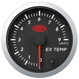 SAAS SG21240 Exhaust Temp Gauge 0¬∞-900¬∞ 52Mm Black Street Series