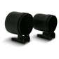 SAAS Gauge Cup 2-5/8 Inch Black Metal with Hole to Suit Electronic and Mechanical Gauges - SGC258BH