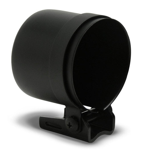 SAAS Gauge Cup 2-5/8 Inch Black Metal with Hole to Suit Electronic and Mechanical Gauges - SGC258BH