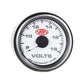 SAAS Muscle Series Volt Gauge (8-18V), 52mm Diameter - White - SG-VLT52W