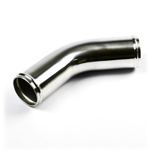 SAAS SP63452 - 2.5 Inch (63mm) Diameter Polished Aluminium 45 Degree Joiner Pipe
