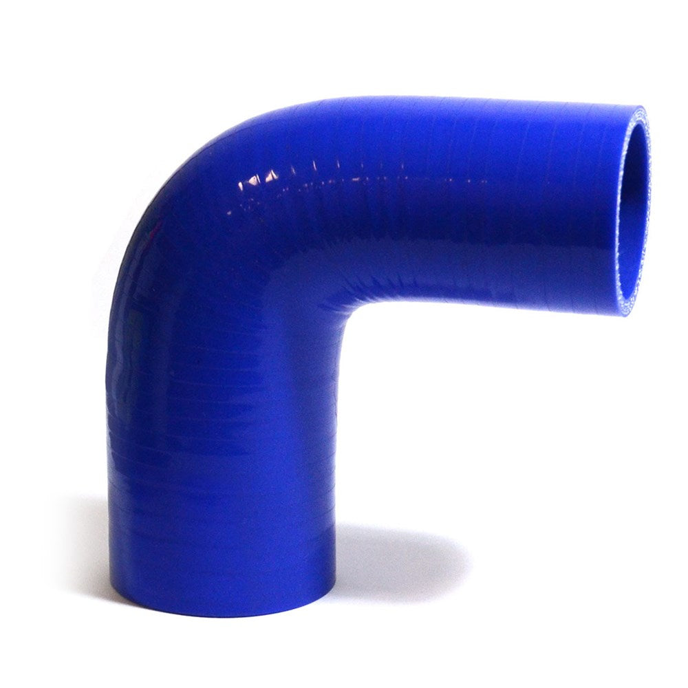 SAAS SSH905176E - 90 Degree Right Angle Silicone Reducer - 51mm x 76mm Blue