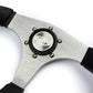 SAAS 14" ADR Compliant Octane Poly Grip Steering Wheel with Three Titanium-Look Spokes - SW515T-R