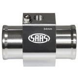 SAAS Aluminium Water Temperature Adapter for Radiator Hose - 34mm - SWTA34