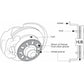 SAAS Pair of Universal 5 Stud 5mm Wheel Spacers - WS5005