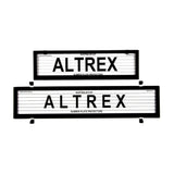 Altrex QLD, VIC & WA European Slimline / Full Size Combination Number Plate Protectors - with Lines - 6LEV