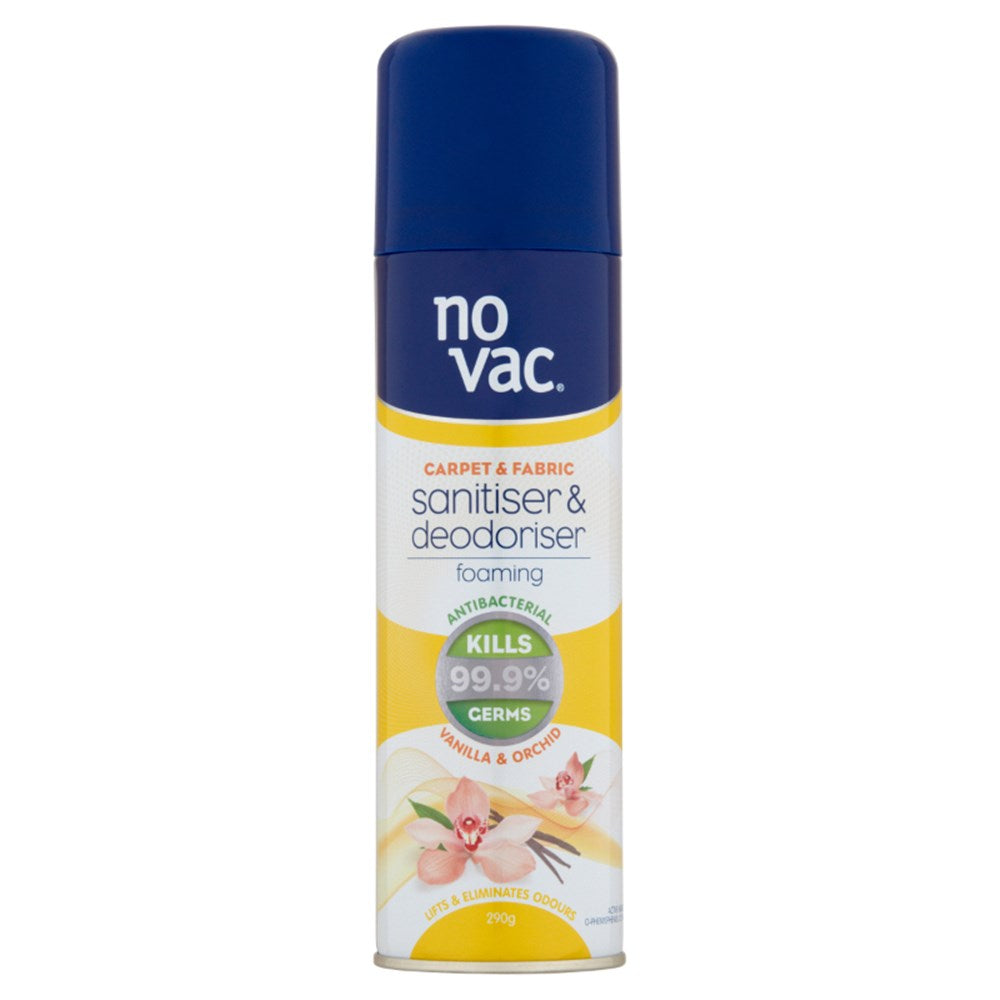 No Vac Foaming¬†Sanitiser¬†and¬†Deodoriser¬†- Sheer Vanilla and Orchid -¬†290g - 31156 (Pickup Only)