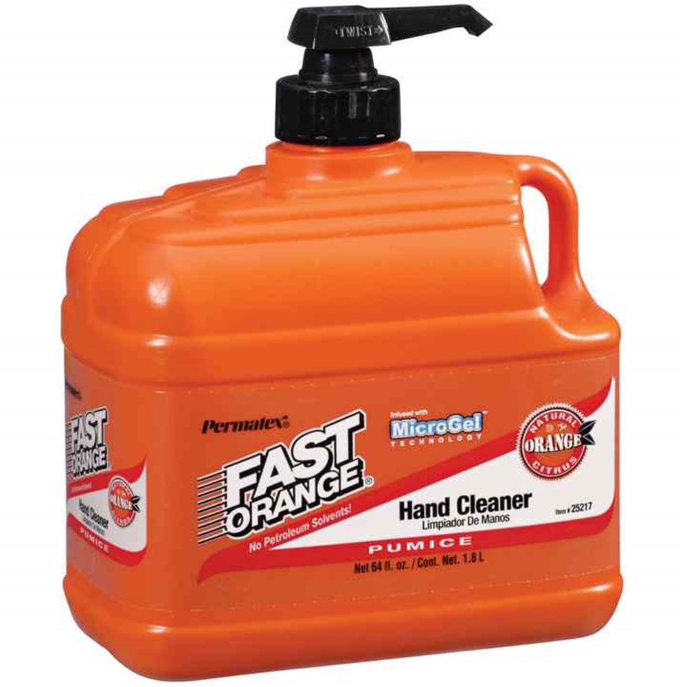 Permatex Fast Orange Pumice Lotion Hand Cleaner W/Pump 1.8L - 25217 - PX25217 (Pickup Only)