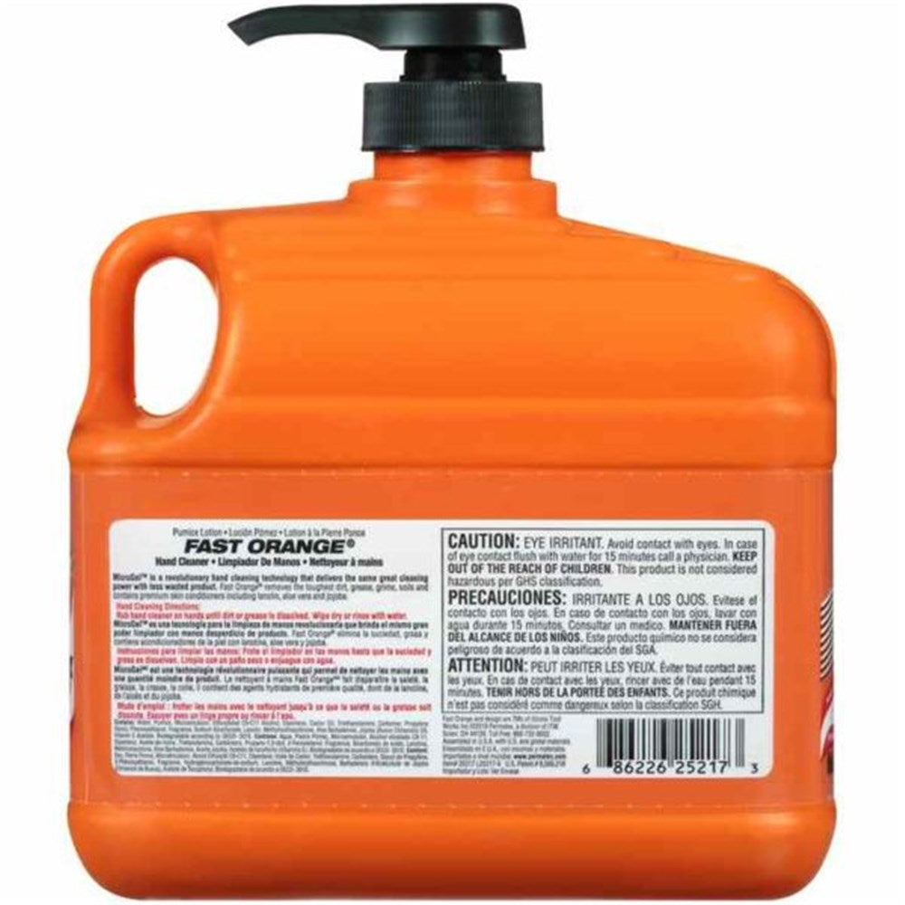 Permatex Fast Orange Pumice Lotion Hand Cleaner W/Pump 1.8L - 25217 - PX25217 (Pickup Only)