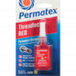 Permatex Permanent Strength Threadlocker Red Carded 10ml - 26210 - PX26210