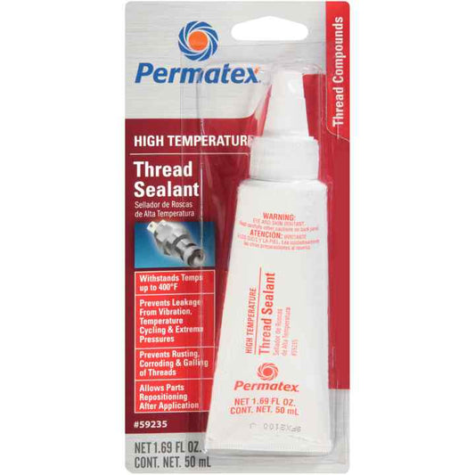 Permatex High Temperature Thread Sealant 50Ml - 59235 - PX59235