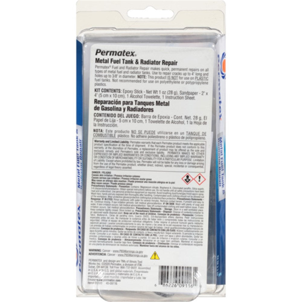 Permatex Fuel Tank & Radiator Repair Kit - 09116 - PX09116