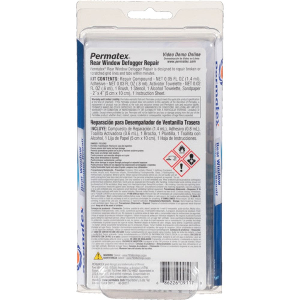 Permatex Defogger Window Repair Kit- 09117 - PX09117