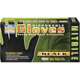 Permatex Nitrile Disposable Gloves Large 100 in Box - 09185 - PX09185