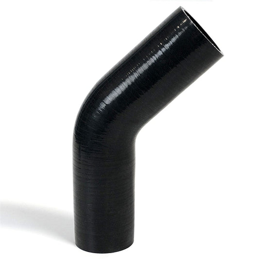 SAAS SSH454545 - 45 Degree Angled 4 Ply Silicone Hose Joiner 45 x 45mm Black