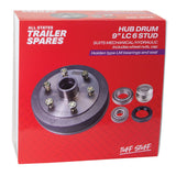 ASTSS 9" Land Cruiser Type 6x139.7mm Hub Drum to Suit Mechanical/Hydraulic Brake and LM Bearings - R1903C (Bulky Item - Freight Applies)