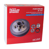 ASTSS 9" Holden HT Type 5x108mm Hub Drum to Suit Mechanical/Hydraulic Brake and SLM Bearings - R1904B (Bulky Item - Freight Applies)
