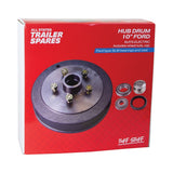ASTSS Ford Type 10" Hub Drum (5x114.3) to Suit SLM Bearings - R1922 (Bulky Item - Freight Applies)