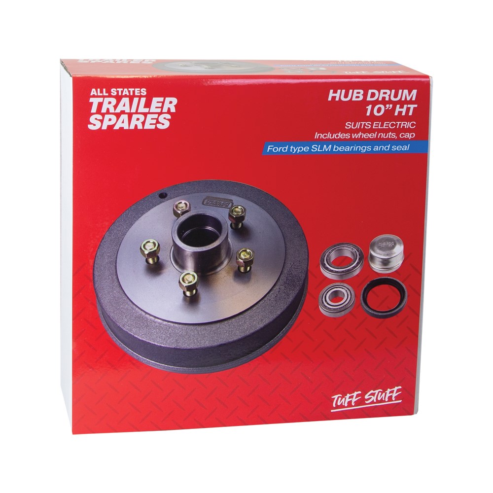 ASTSS Holden HT Type 10" Hub Drum (5x108) to Suit SLM Bearings - R1922B (Bulky Item - Freight Applies)