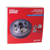 ASTSS Land Cruiser Type 6-Stud 10" Hub Drum (6x139.7) to Suit SLM Bearings - R1922C (Bulky Item - Freight Applies)