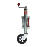 ASTSS 6" Jockey Wheel with Swing Away U-Bolt 4-Hole Bolt On Clamp (350kg) - R2112A (Bulky Item - Freight Applies)