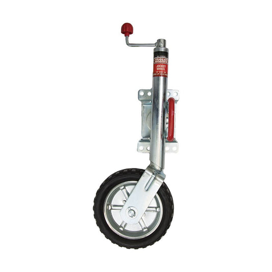 ASTSS 10" Jockey Wheel with Swing Away U-Bolt 4-Hole Bolt On Clamp (350kg) - R2114UB (Bulky Item - Freight Applies)