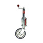 ASTSS 8" Solid Jockey Wheel with Swing Away U-Bolt 4-Hole Bolt On Clamp (350kg) - R2124A (Bulky Item - Freight Applies)