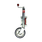 ASTSS 8" Solid Jockey Wheel with Swing Away U-Bolt 4-Hole Bolt On Clamp (350kg) - R2124A (Bulky Item - Freight Applies)
