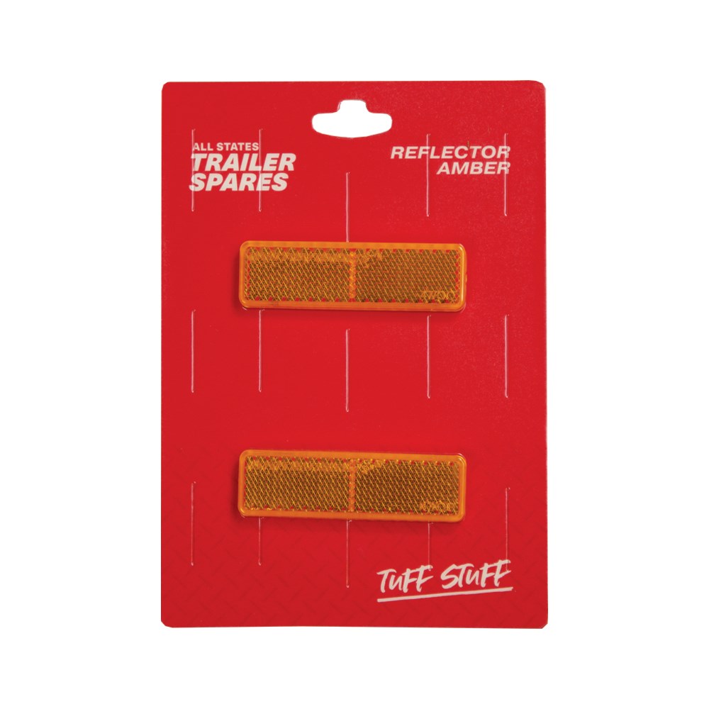 ASTSS Slim Self Adhesive Amber Reflector - R4105