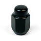 SAAS Single Wheel Nut - 35mm Length, Black, M12x1.25 Thread, Acorn Taper Type - 23525BBC