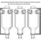 SAAS 500mL Capacity Baffled Oil Catch Can with Dual -12AN Ports - Black Aluminium Finish - ST2004