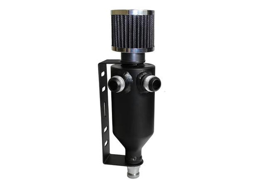 ST2005 SAAS Oil Catch Can Baffle 2 X -12 AN Male Black Alum 500ml