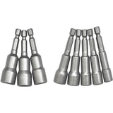 PKTool Magnetic Socket Nut Driver Set - 8 Piece 1/4‚Äù Drive - PT10805