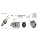 NTK Oxygen Sensor - OZA341-F26