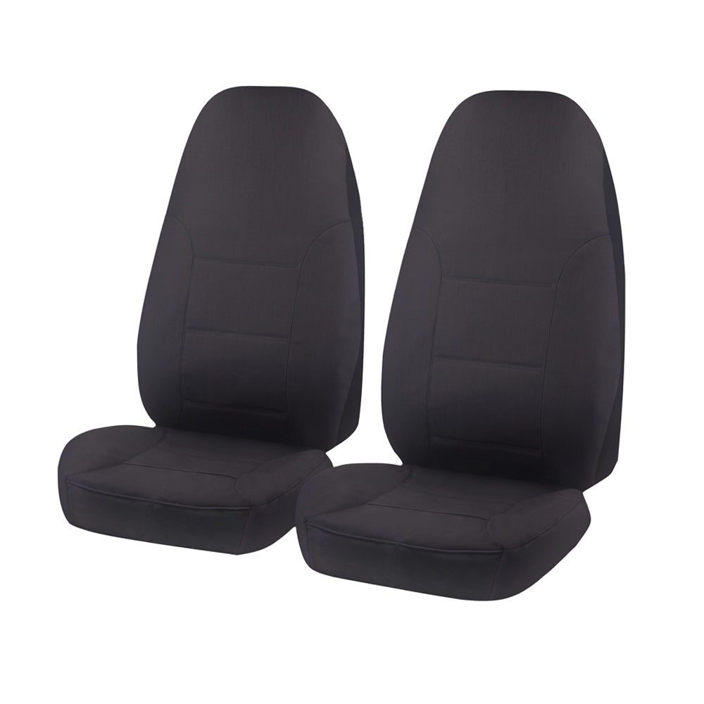 MyCar All Terrain Canvas Universal Size 60 Front Seat Covers - Charcoal - ALA2508 (Bulky Item - Freight Applies)