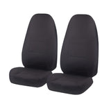 MyCar All Terrain Canvas Universal Size 60 Front Seat Covers - Charcoal - ALA2508 (Bulky Item - Freight Applies)