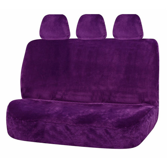 MyCar Universal Rear Seat Covers Size 06/08H - Purple Finesse - FAUX08H12