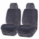 MyCar Universal Front Seat Covers Size 30/35 - Grey Finesse - FAUXA3507