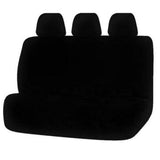 MyCar Universal Rear Seat Covers Size 06/08H - Black Finesse - FAUX08H04