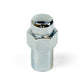 SAAS Set of 5 Wheel Nuts for Shank Type Wheels - 43mm Length, Chrome, M12x1.50 Thread - 743465