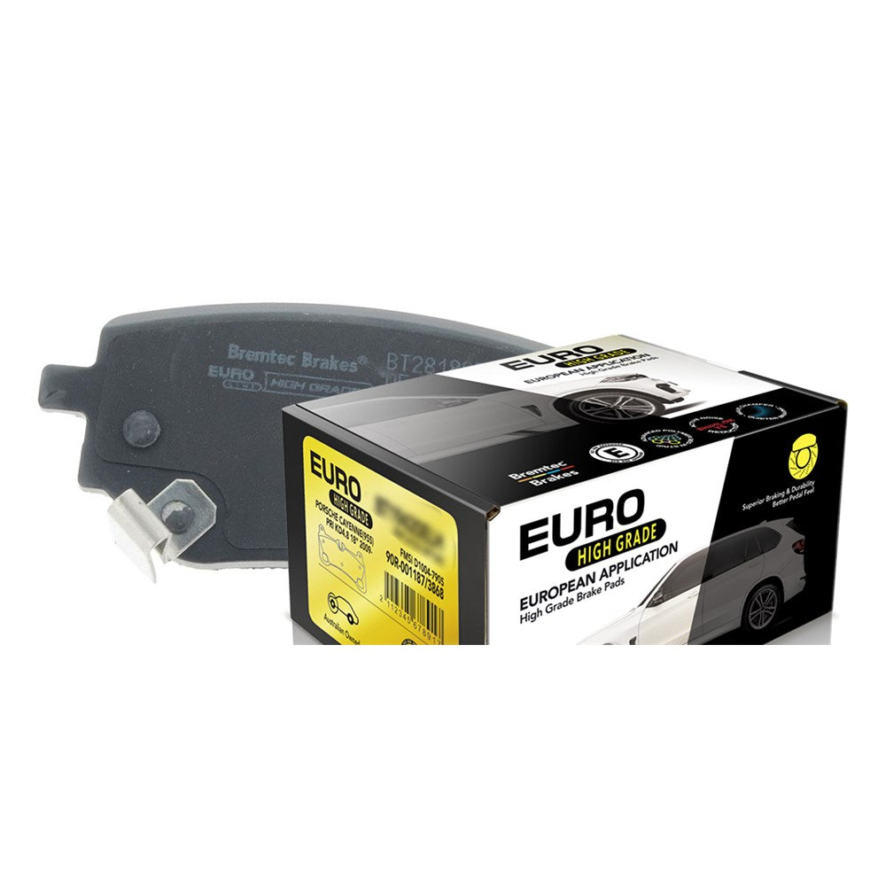 Bremtec Euro-Line Heavy Duty Brake Pads for European Vehicles - BT1963ELH. Replaces DB1966